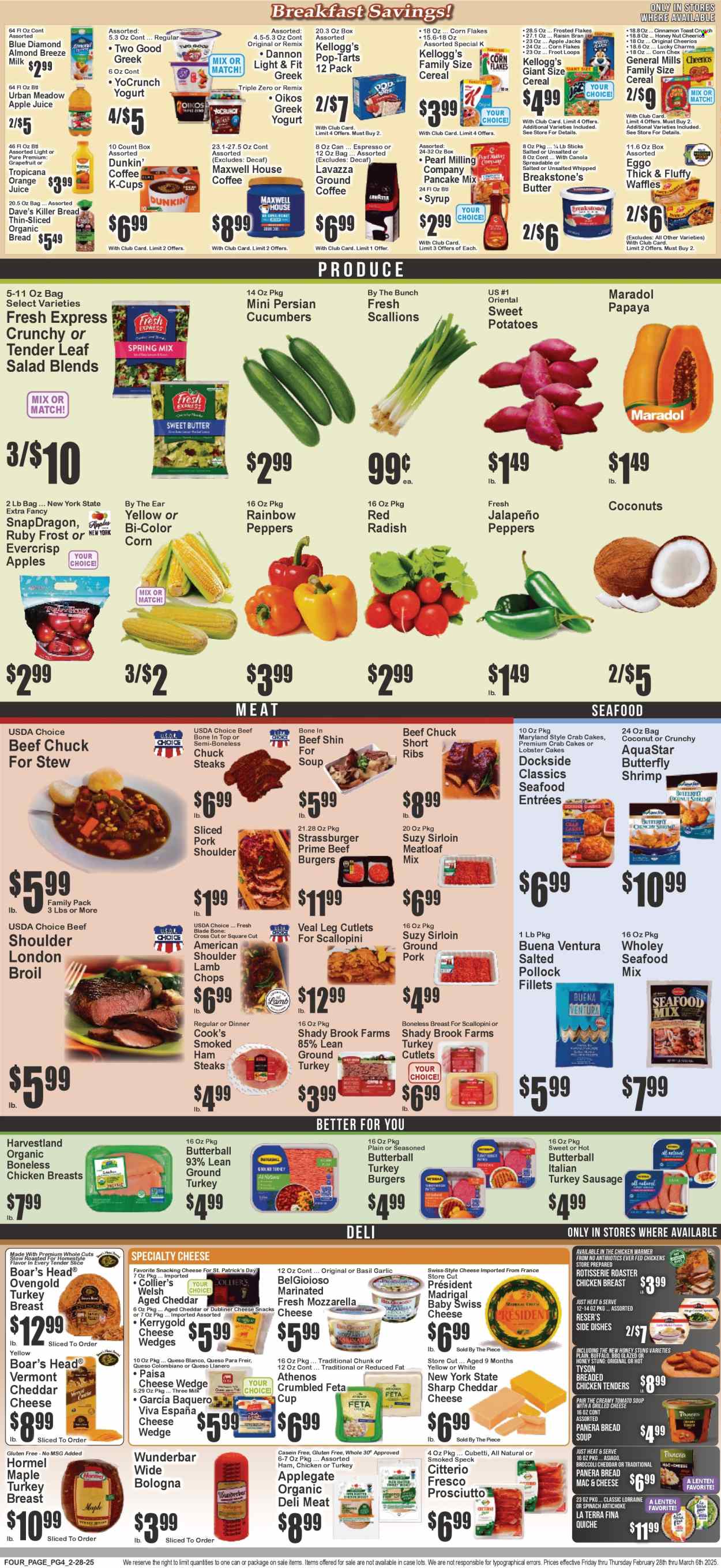 Key Food ad - 02/28/2025 - 03/06/2025. Page 4