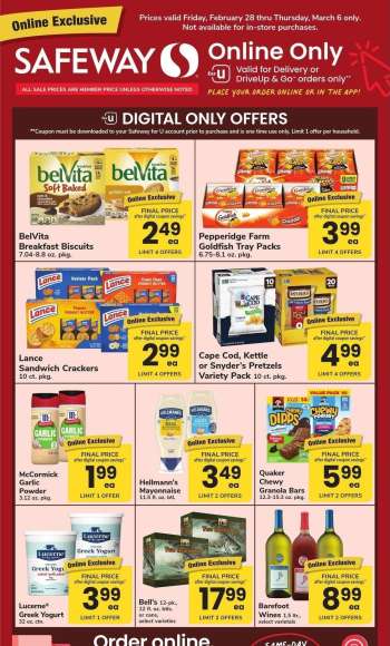 Safeway Flyer - 02/28/2025 - 03/06/2025.