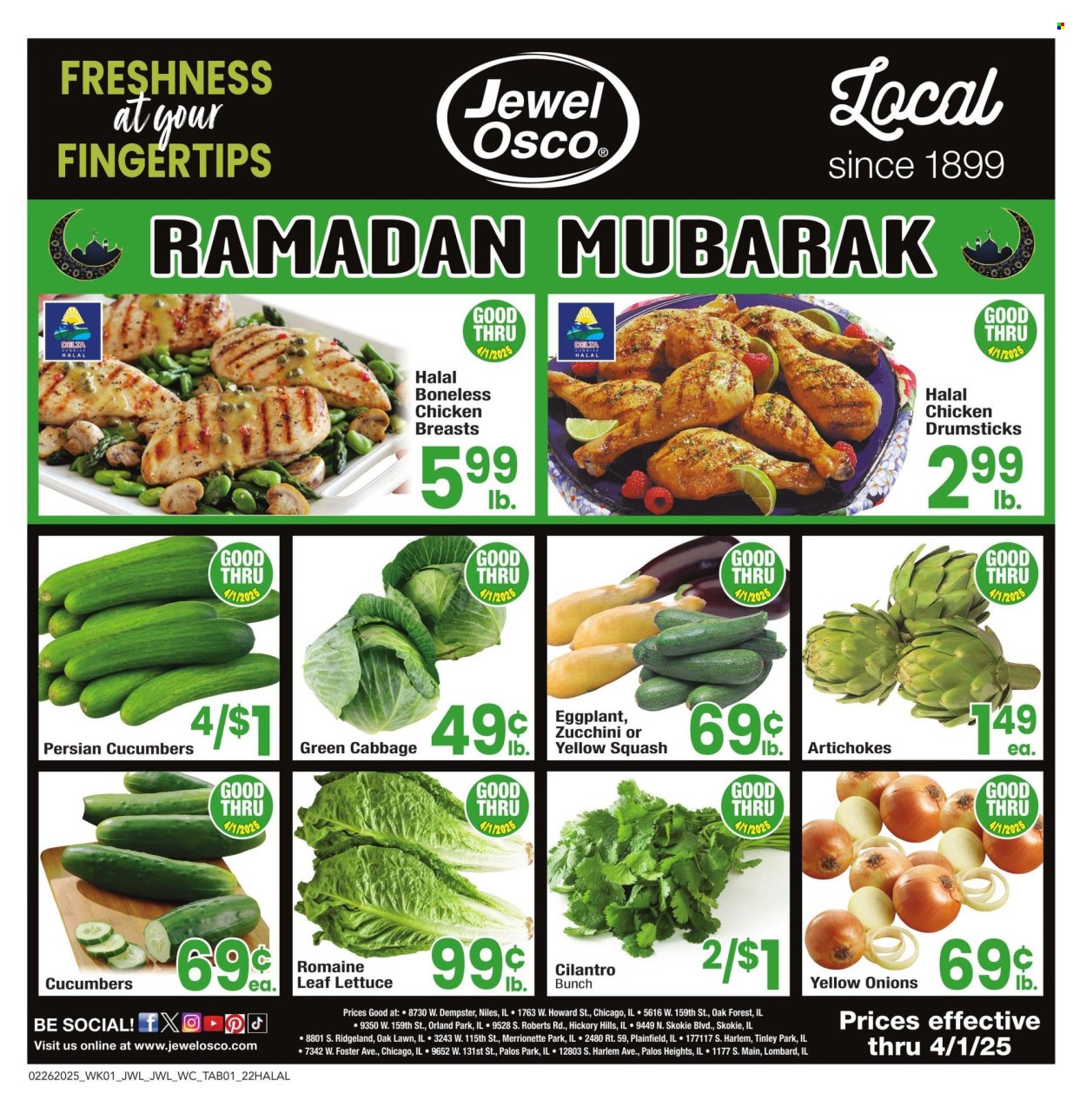 Jewel Osco ad - 02/26/2025 - 04/01/2025. Page 1