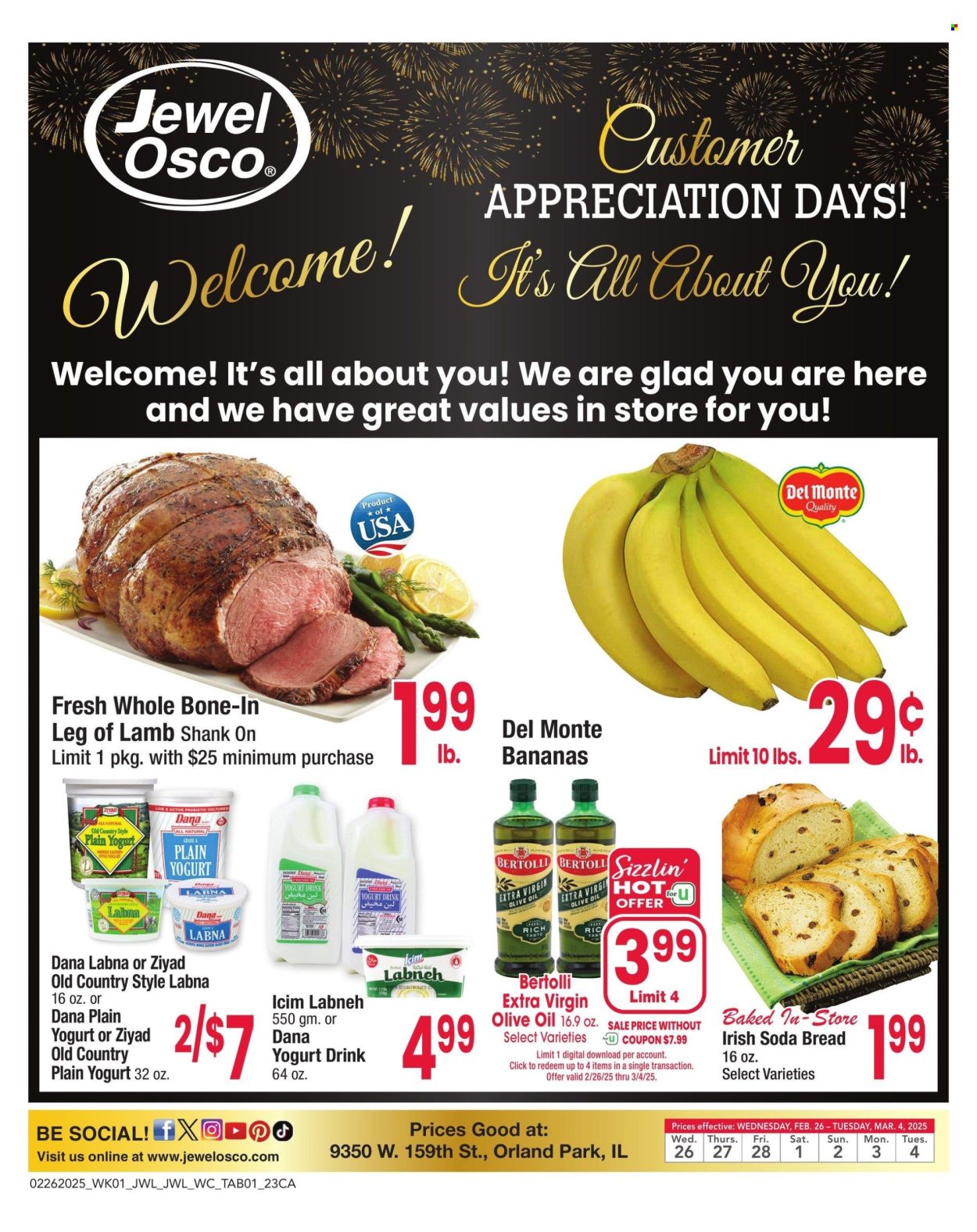 Jewel Osco ad - 02/26/2025 - 03/04/2025. Page 1