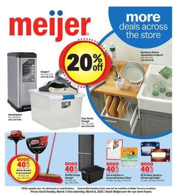 Meijer Flyer - 03/02/2025 - 03/08/2025.