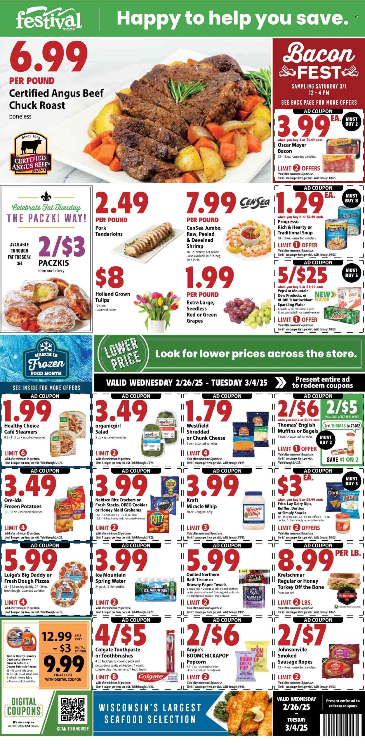 Festival Foods ad - 02/26/2025 - 03/04/2025. Page 1