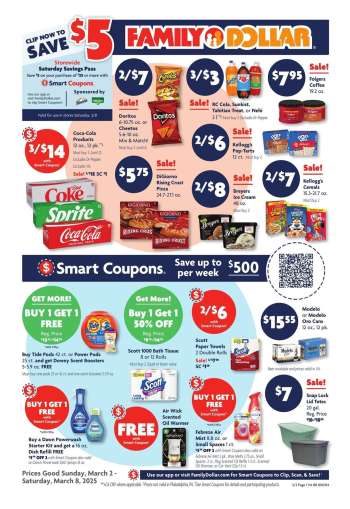Family Dollar Flyer - 03/02/2025 - 03/08/2025.