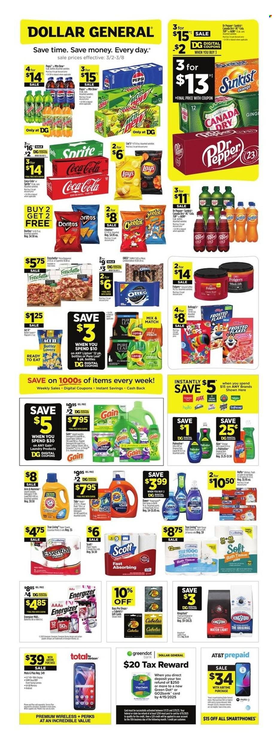 Dollar General ad - 03/02/2025 - 03/08/2025. Page 1