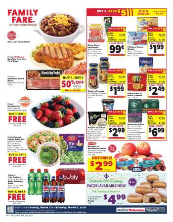 Family Fare Flyer - 03/02/2025 - 03/08/2025.