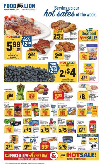 Food Lion Flyer - 03/05/2025 - 03/11/2025.