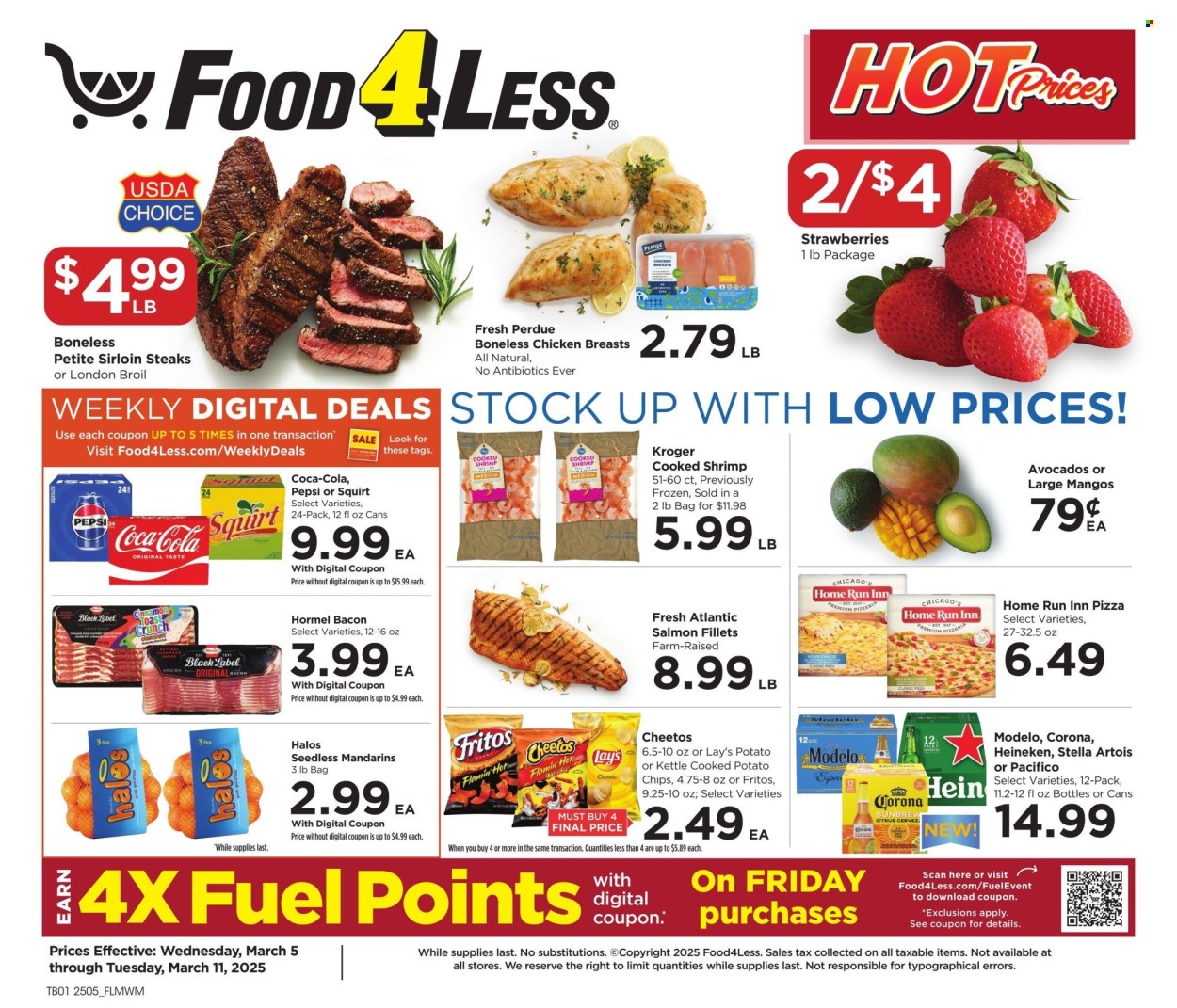 Food 4 Less ad - 03/05/2025 - 03/11/2025. Page 1