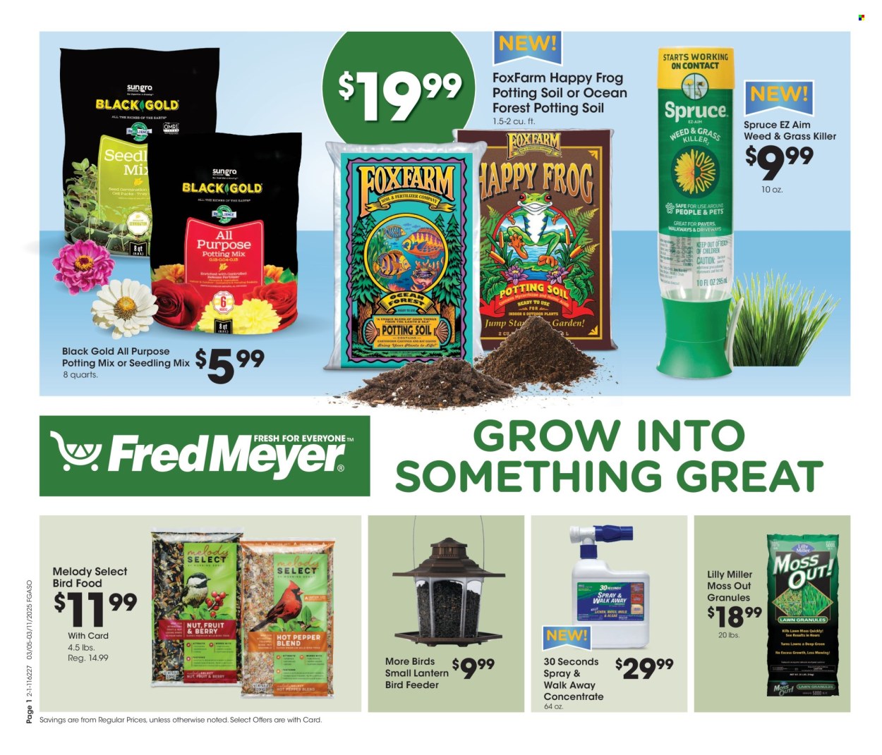 Fred Meyer ad - 03/05/2025 - 03/11/2025. Page 1