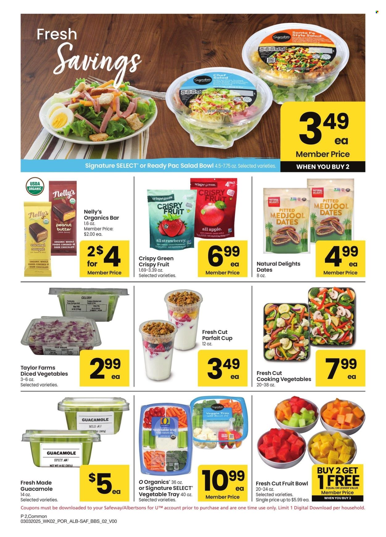 Safeway ad - 03/03/2025 - 03/30/2025. Page 2
