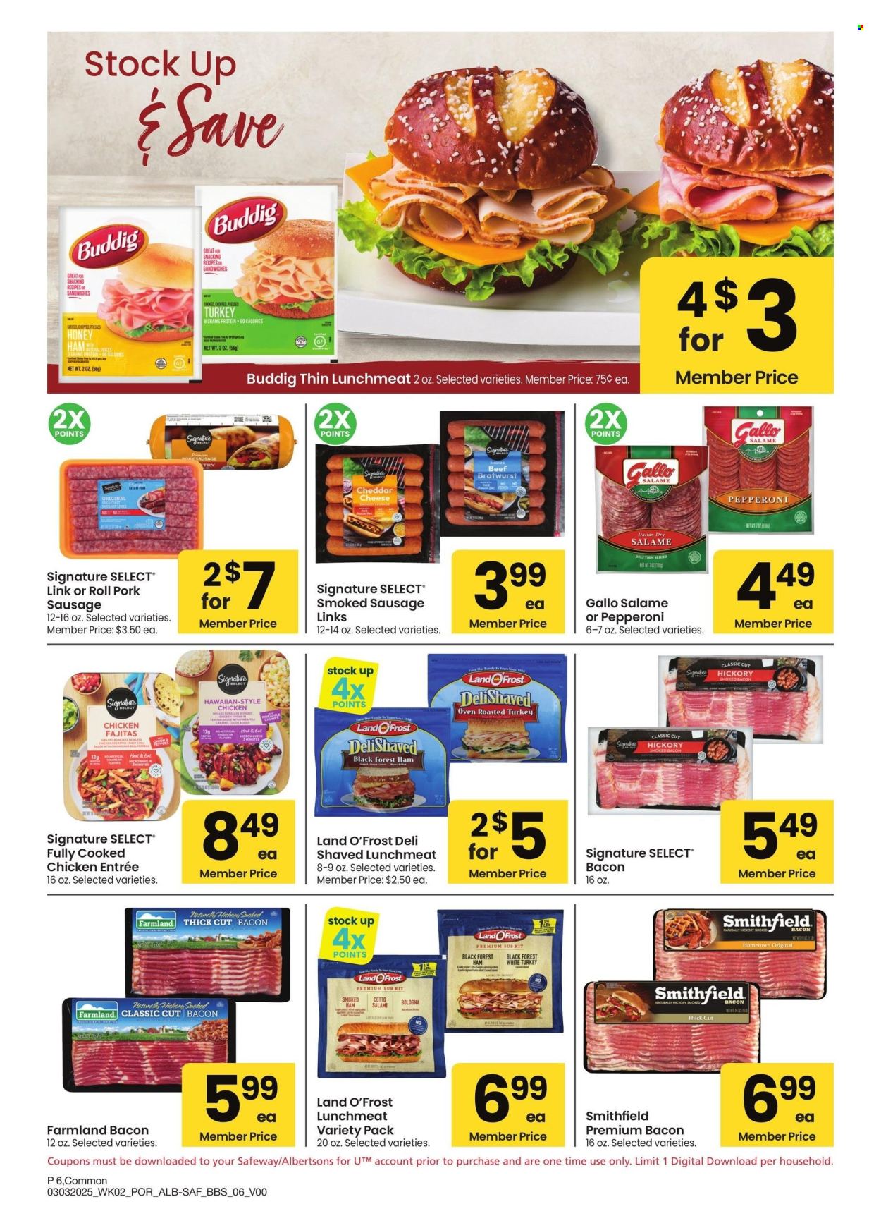 Safeway ad - 03/03/2025 - 03/30/2025. Page 6