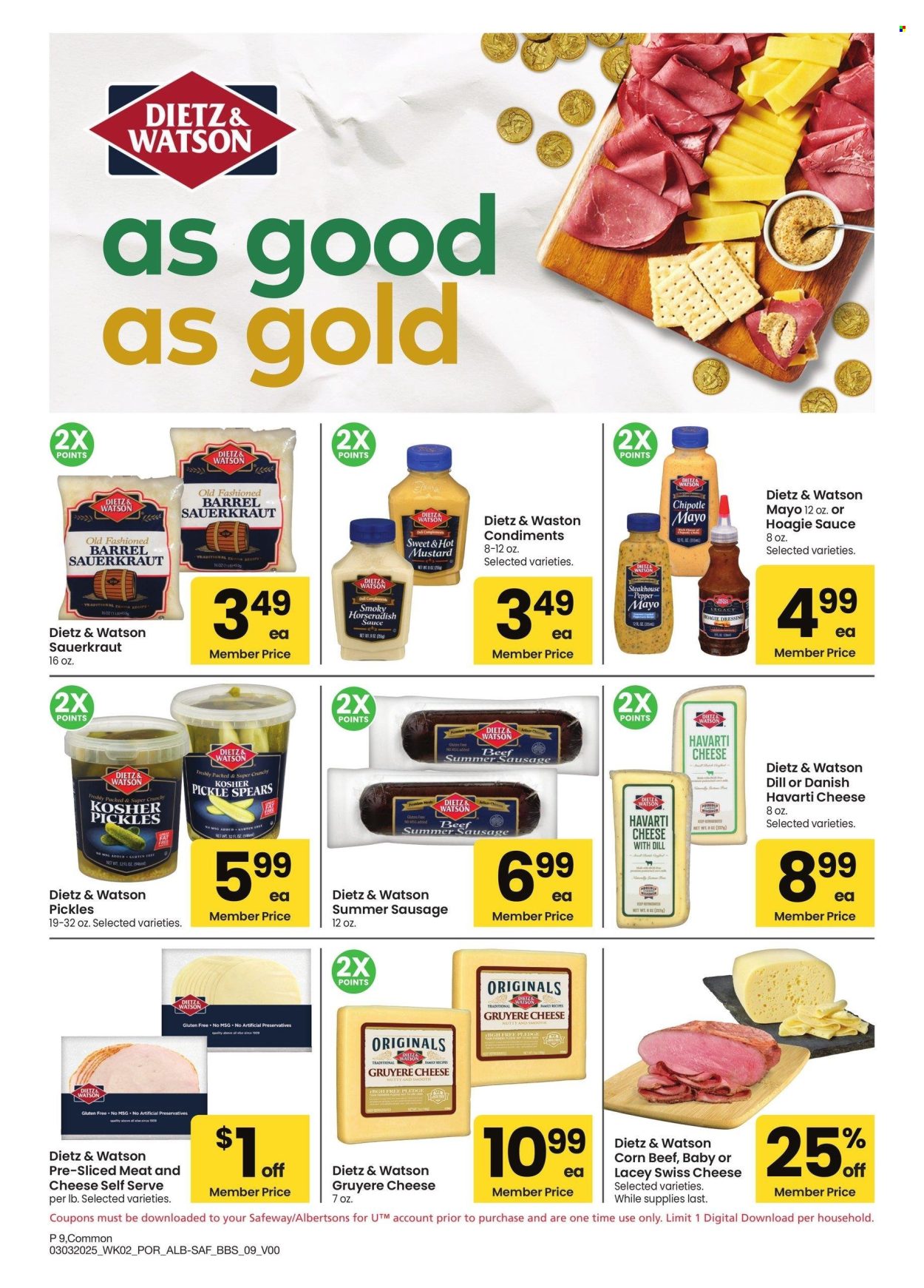 Safeway ad - 03/03/2025 - 03/30/2025. Page 9