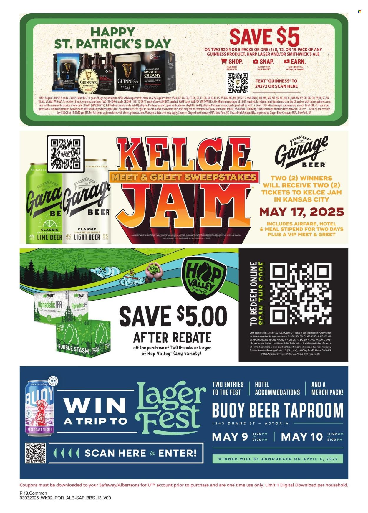 Safeway ad - 03/03/2025 - 03/30/2025. Page 13