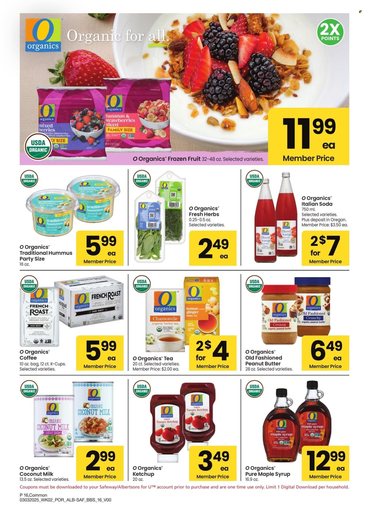 Safeway ad - 03/03/2025 - 03/30/2025. Page 16