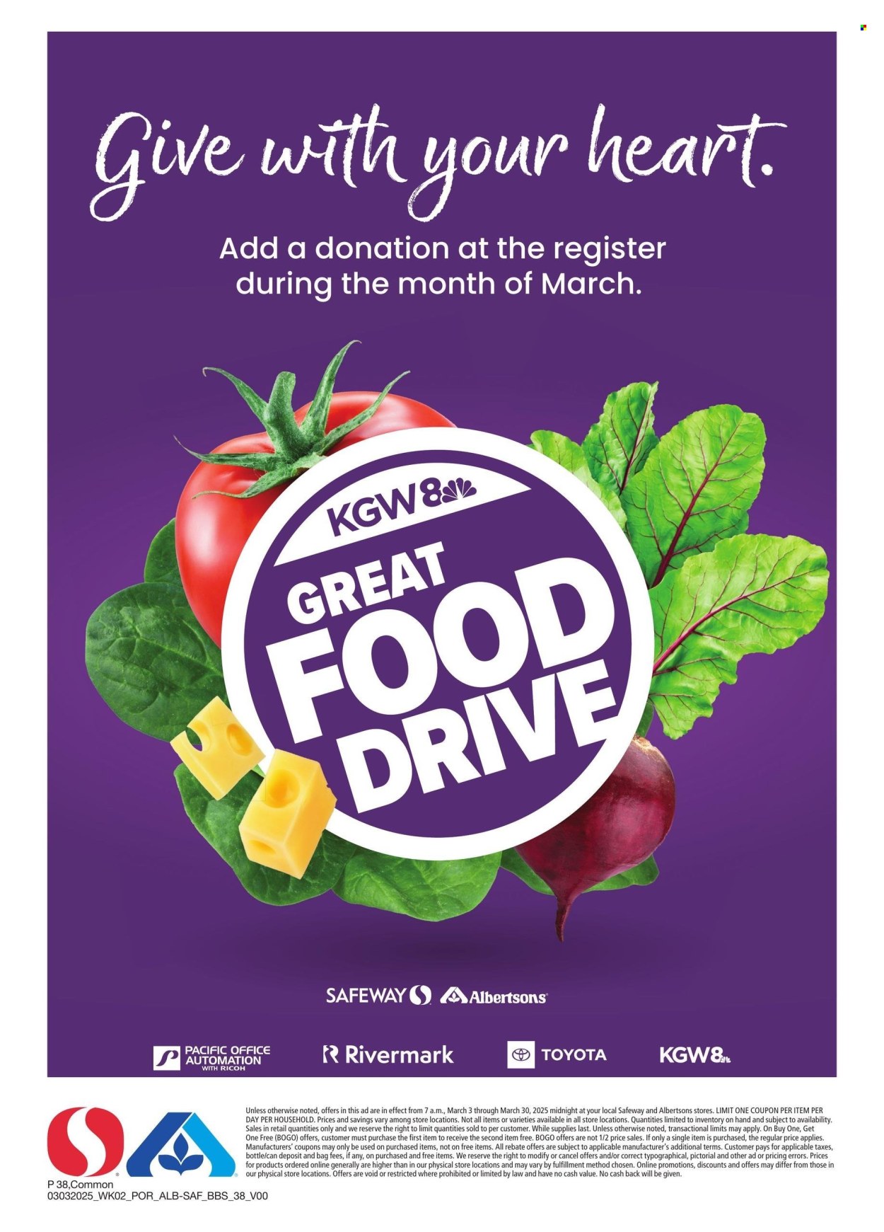 Safeway ad - 03/03/2025 - 03/30/2025. Page 38