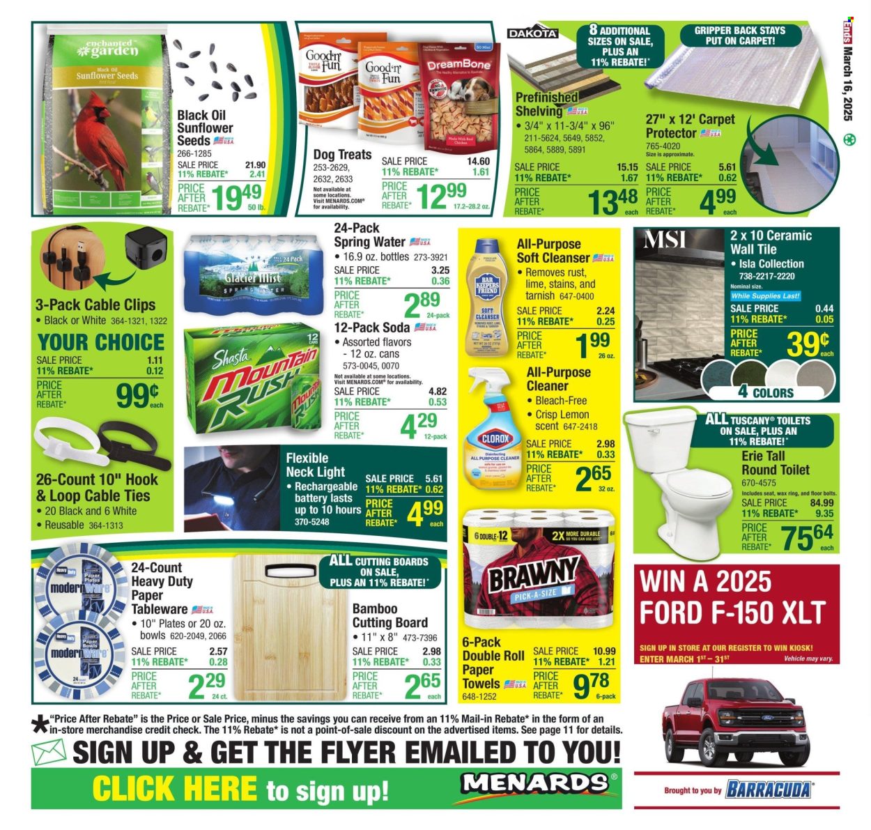 Menards ad - 03/06/2025 - 03/16/2025. Page 21