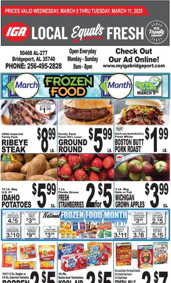 IGA Flyer - 03/05/2025 - 03/11/2025.