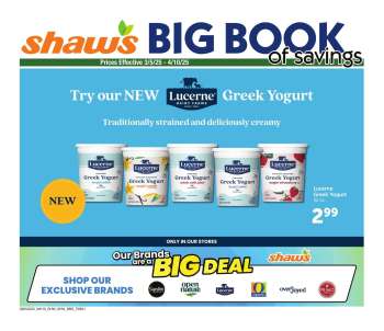 Shaw’s Flyer - 03/05/2025 - 04/10/2025.
