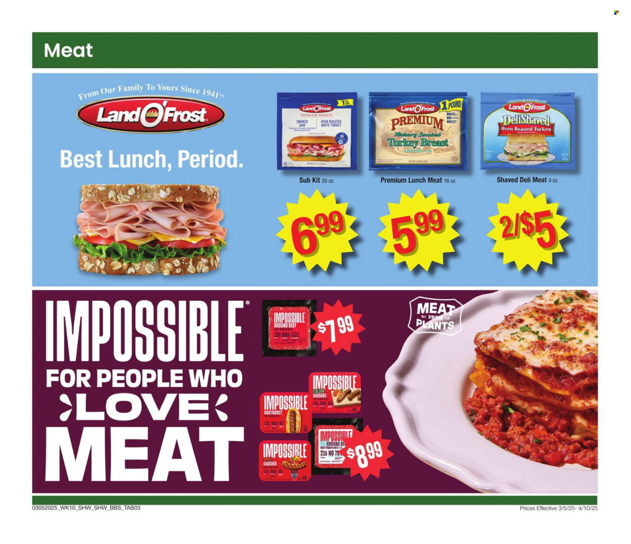 Shaw’s ad - 03/05/2025 - 04/10/2025. Page 3