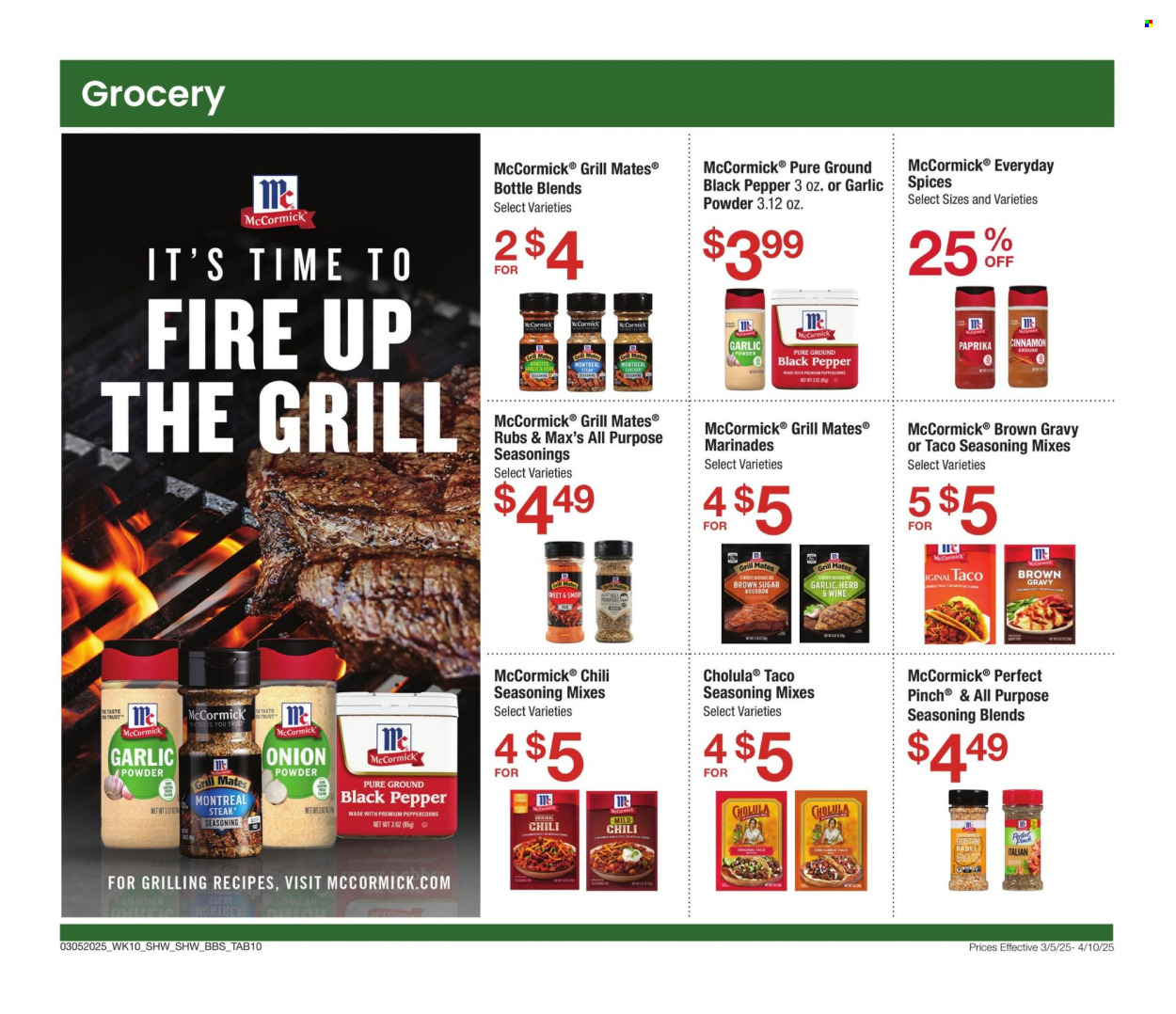 Shaw’s ad - 03/05/2025 - 04/10/2025. Page 10