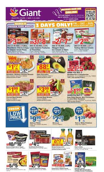 Giant Food Flyer - 03/07/2025 - 03/13/2025.