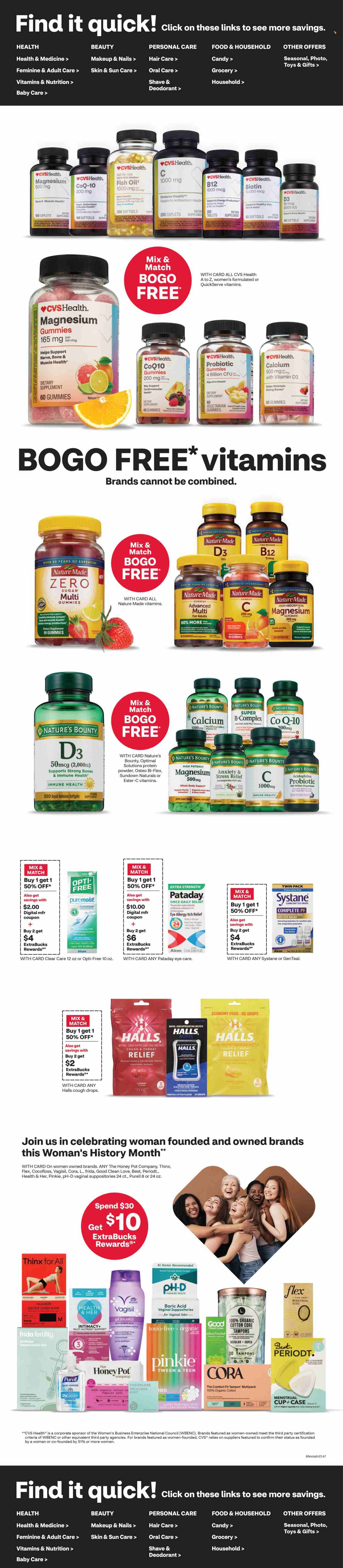 CVS Pharmacy ad - 03/09/2025 - 03/15/2025. Page 4
