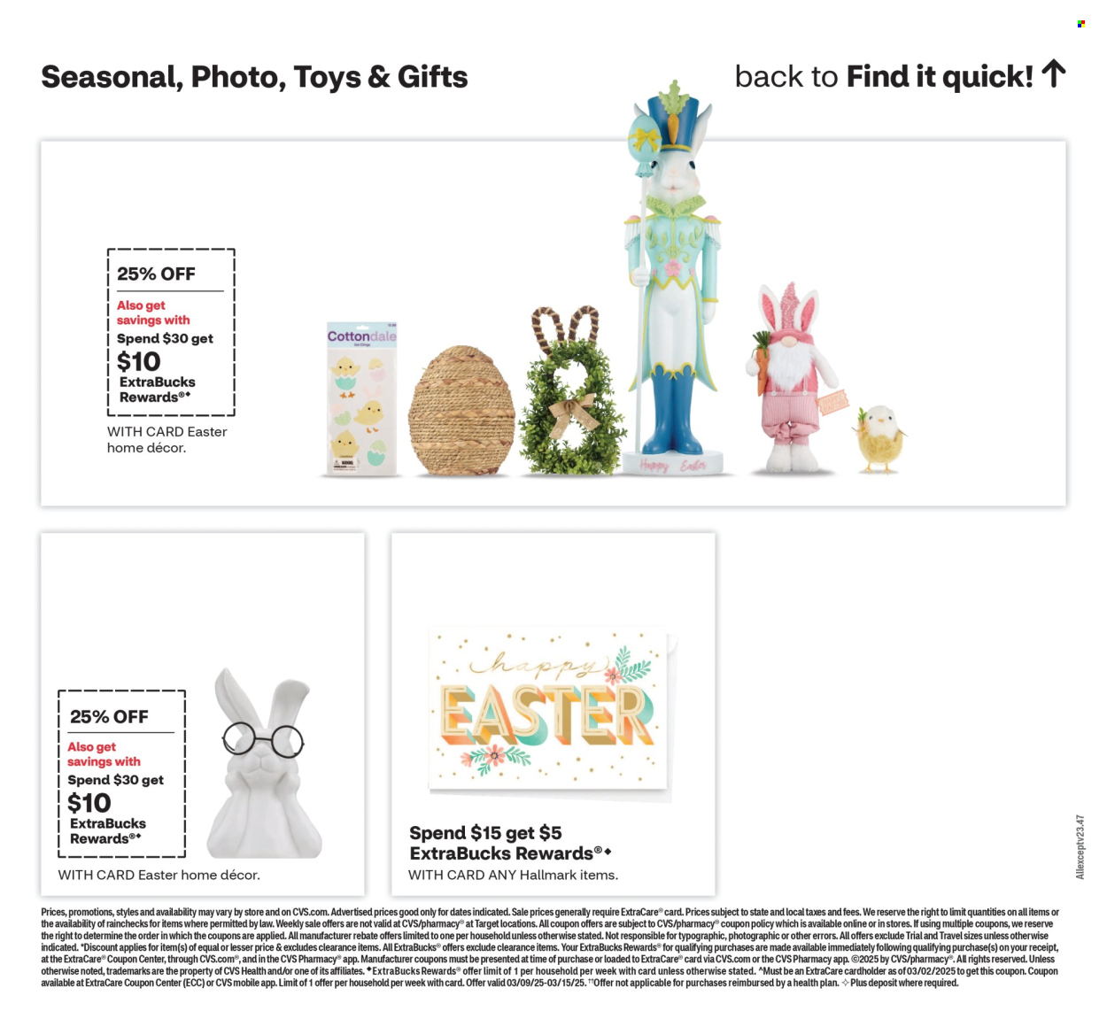 CVS Pharmacy ad - 03/09/2025 - 03/15/2025. Page 17