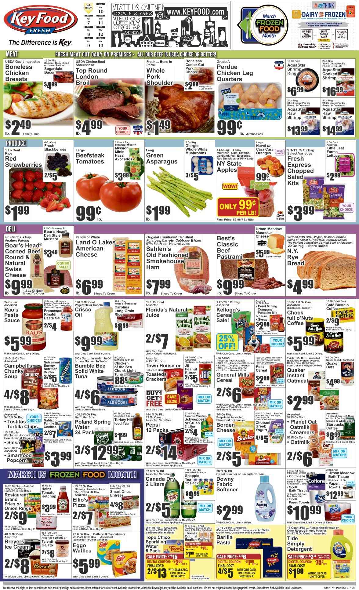 Key Food ad - 03/07/2025 - 03/13/2025. Page 1