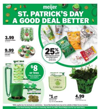 Meijer Flyer - 03/09/2025 - 03/15/2025.