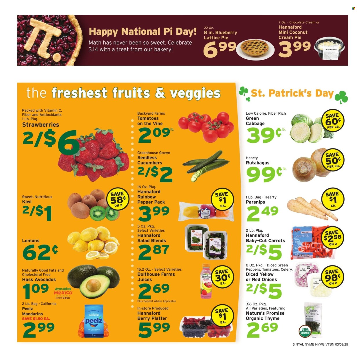 Hannaford ad - 03/09/2025 - 03/15/2025. Page 3