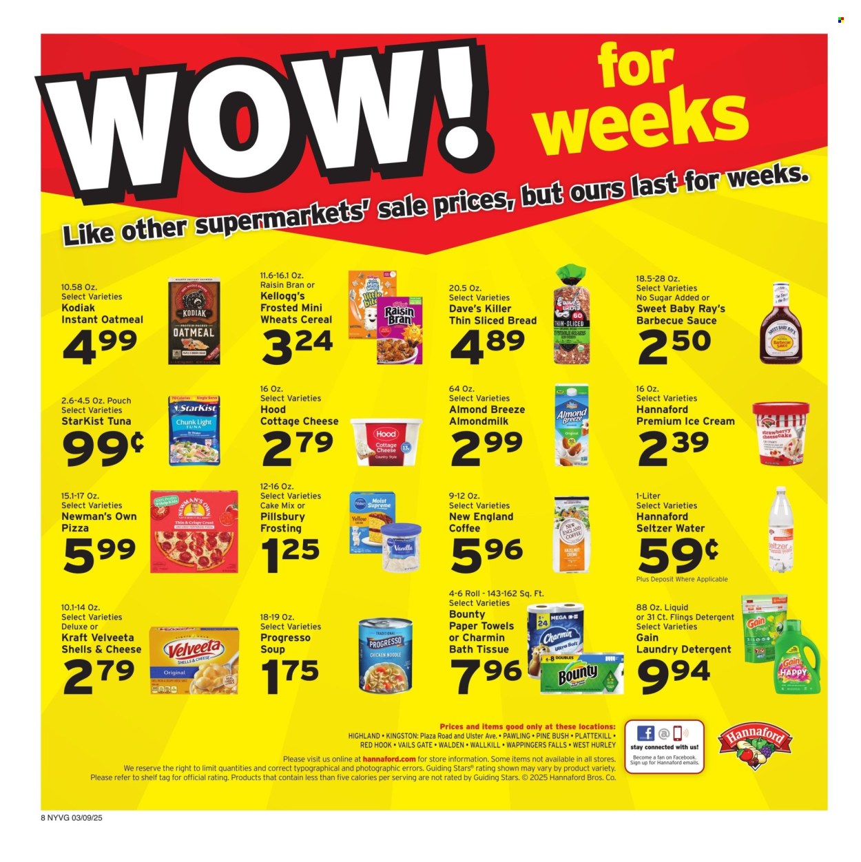Hannaford ad - 03/09/2025 - 03/15/2025. Page 8