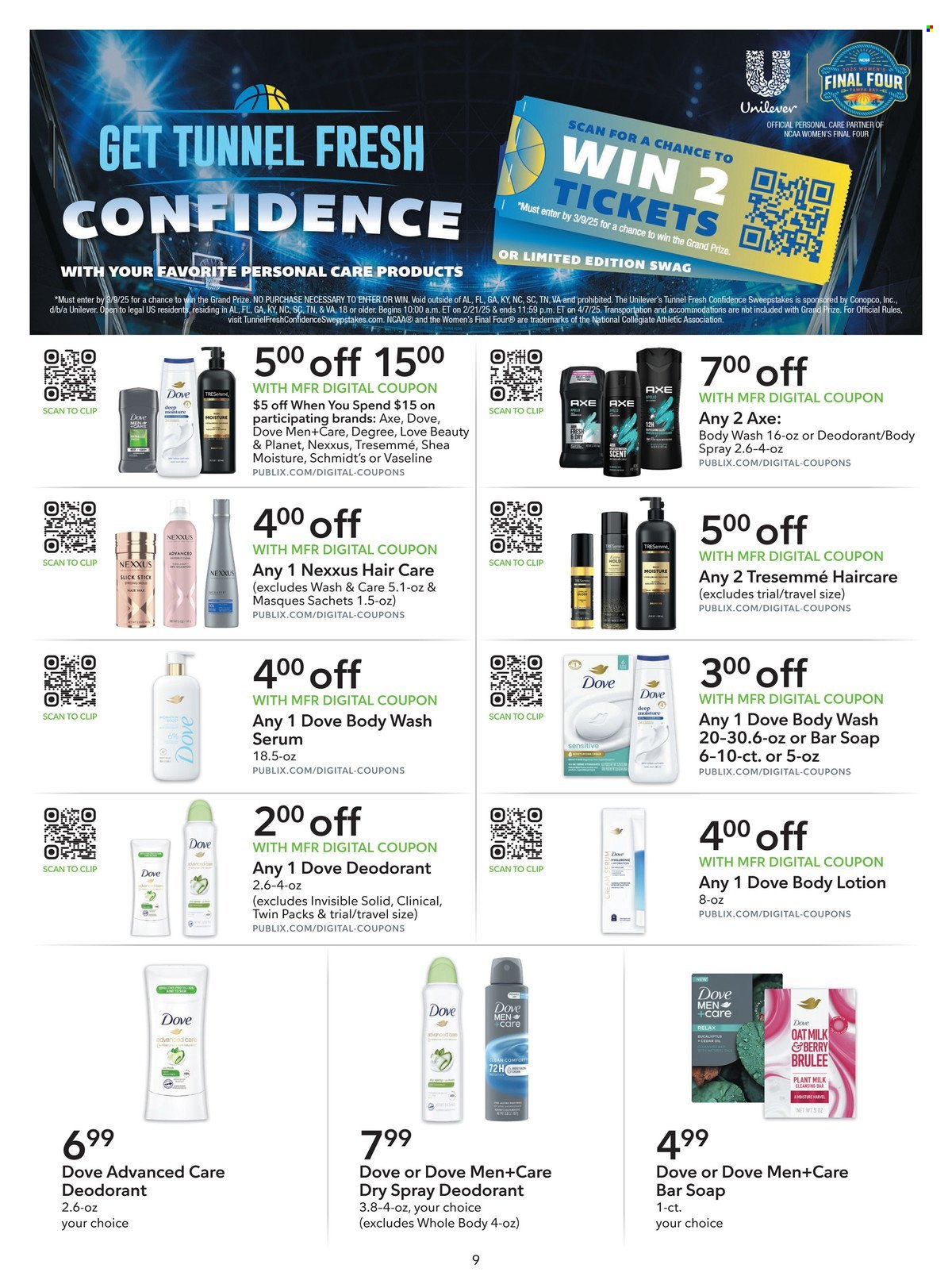 Publix ad - 03/08/2025 - 03/21/2025. Page 9