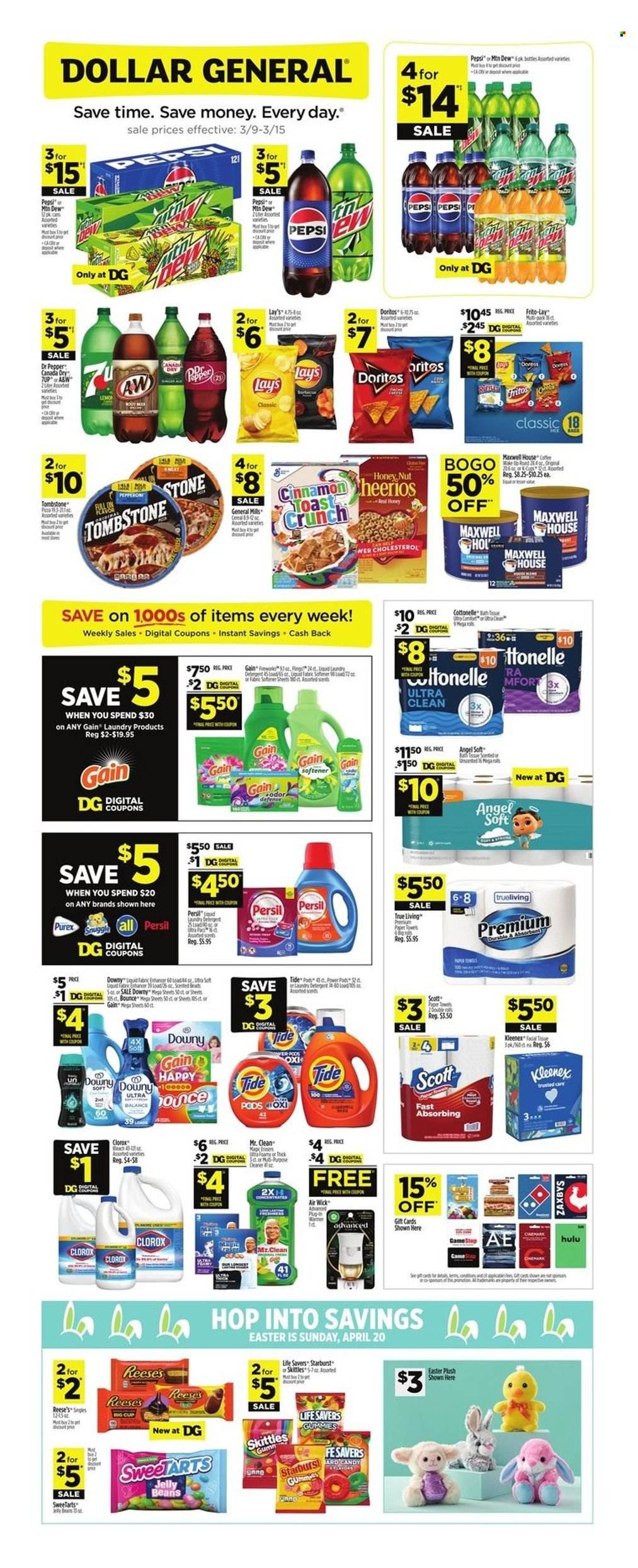 Dollar General ad - 03/09/2025 - 03/15/2025. Page 1