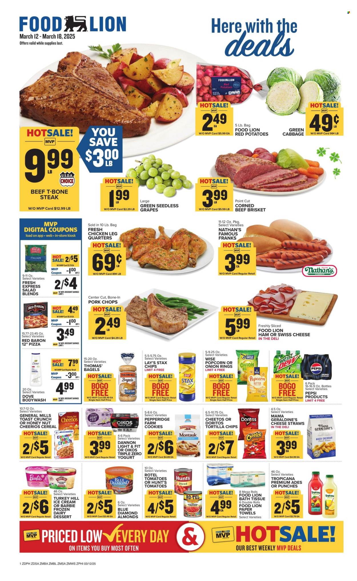 Food Lion ad - 03/12/2025 - 03/18/2025. Page 1