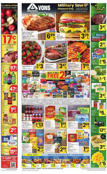 Vons Flyer - 03/12/2025 - 03/18/2025.