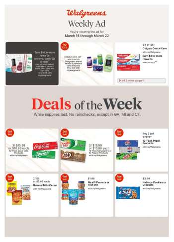 Walgreens Flyer - 03/16/2025 - 03/22/2025.