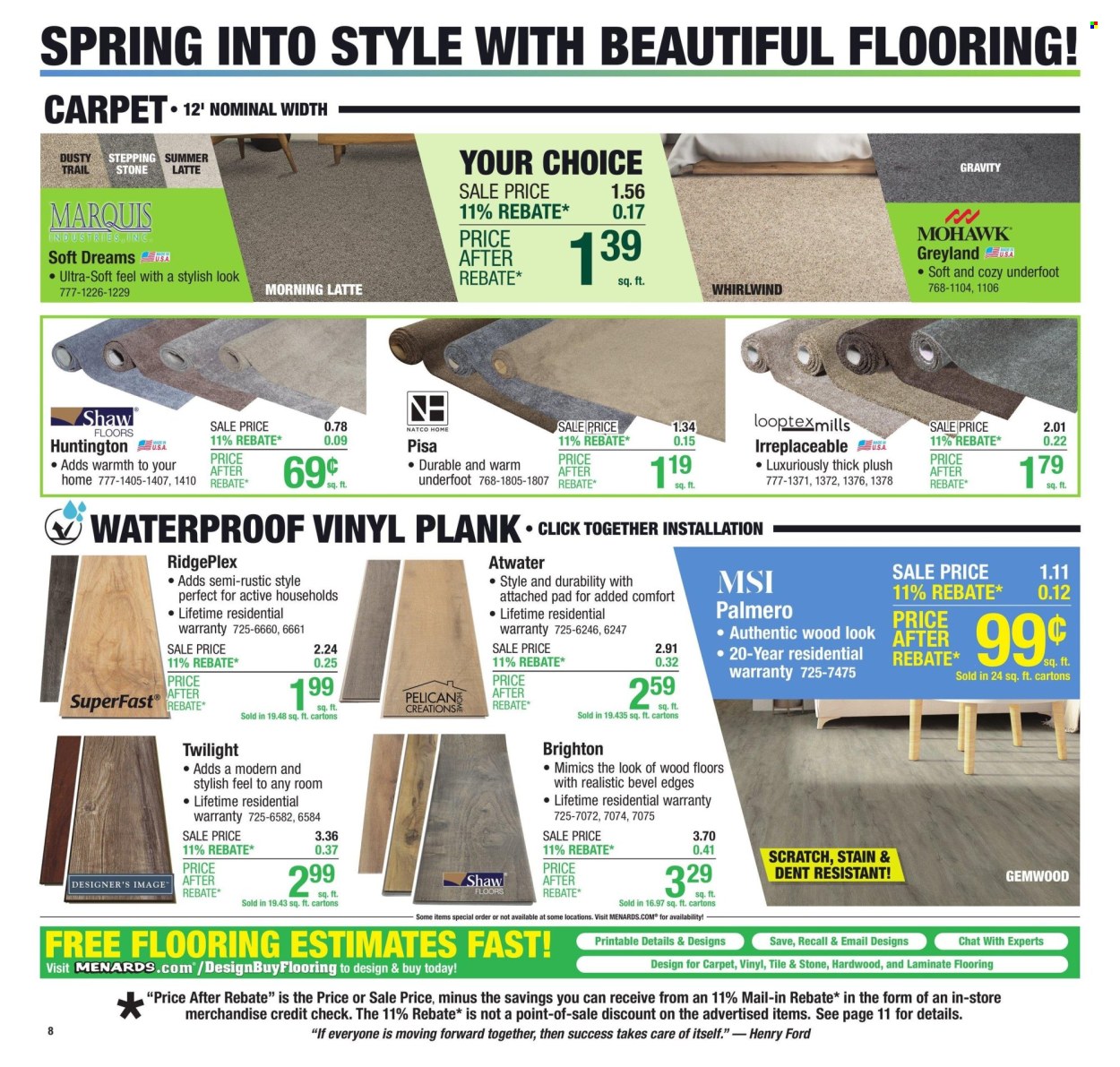 Menards ad - 03/13/2025 - 03/23/2025. Page 14