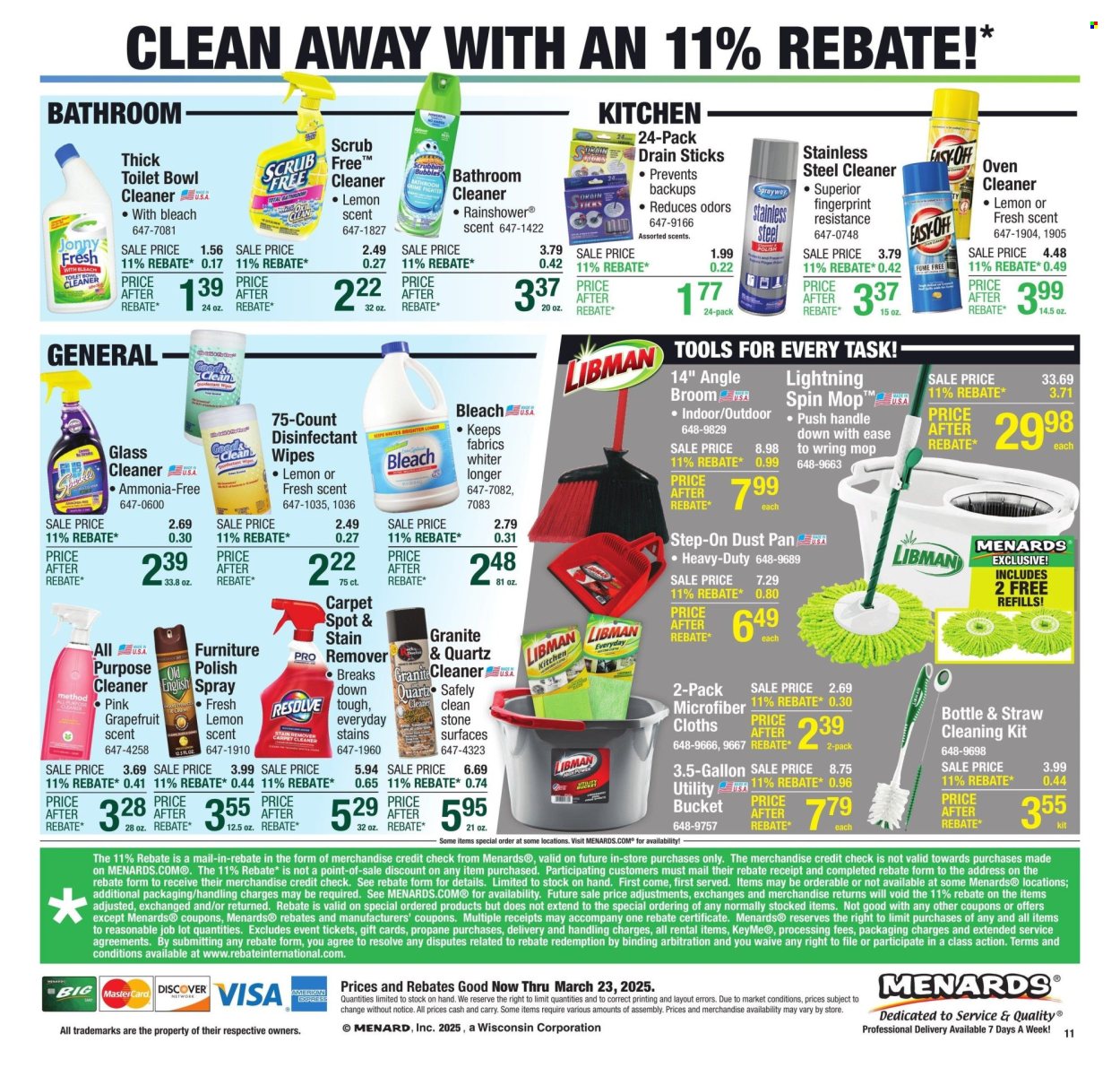 Menards ad - 03/13/2025 - 03/23/2025. Page 23