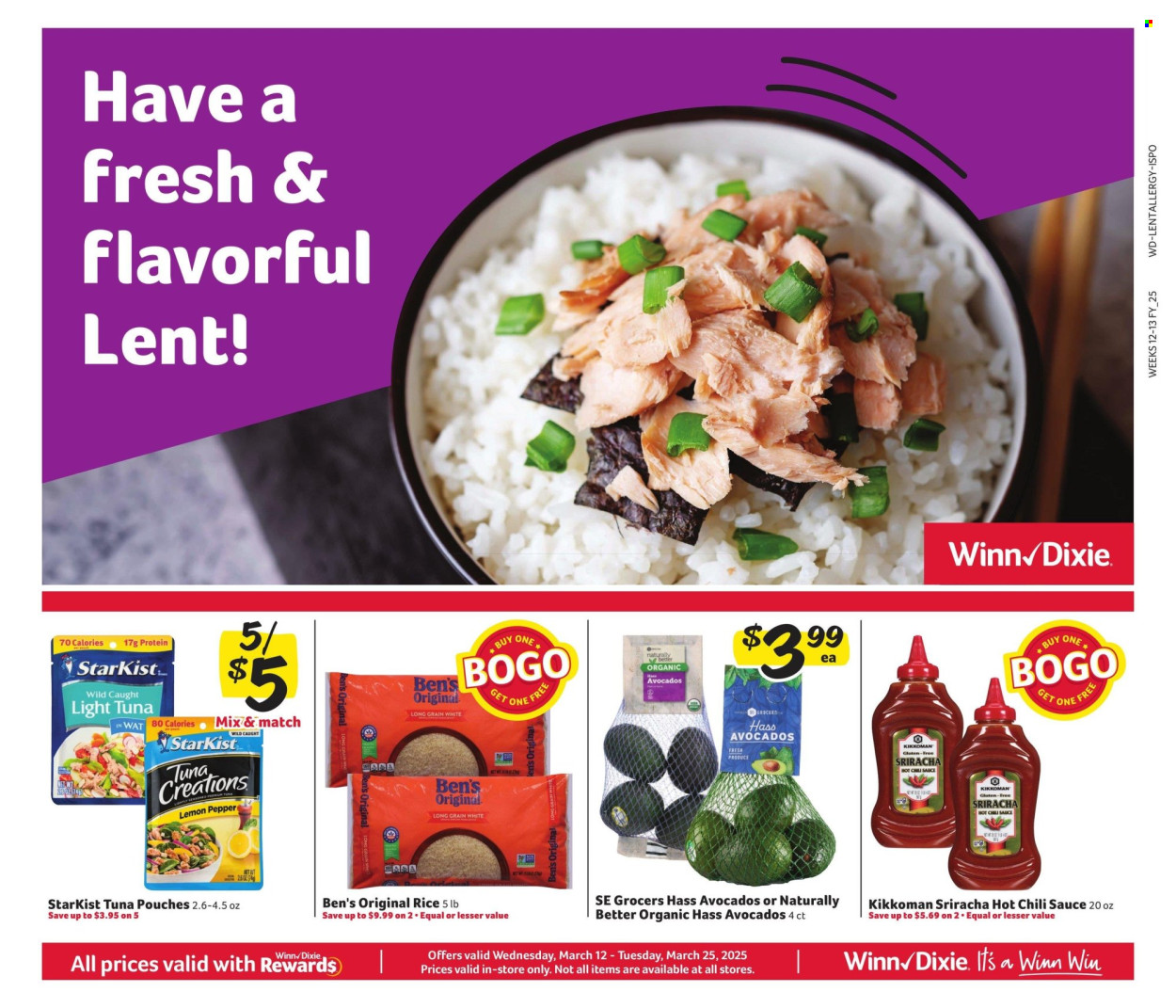 Winn Dixie ad - 03/12/2025 - 03/25/2025. Page 1