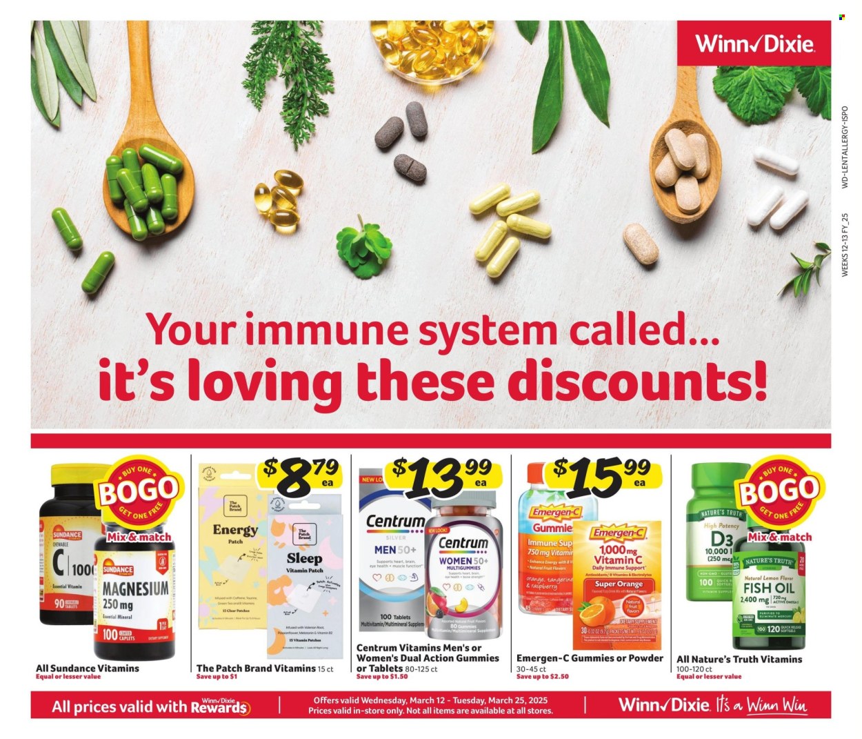 Winn Dixie ad - 03/12/2025 - 03/25/2025. Page 8