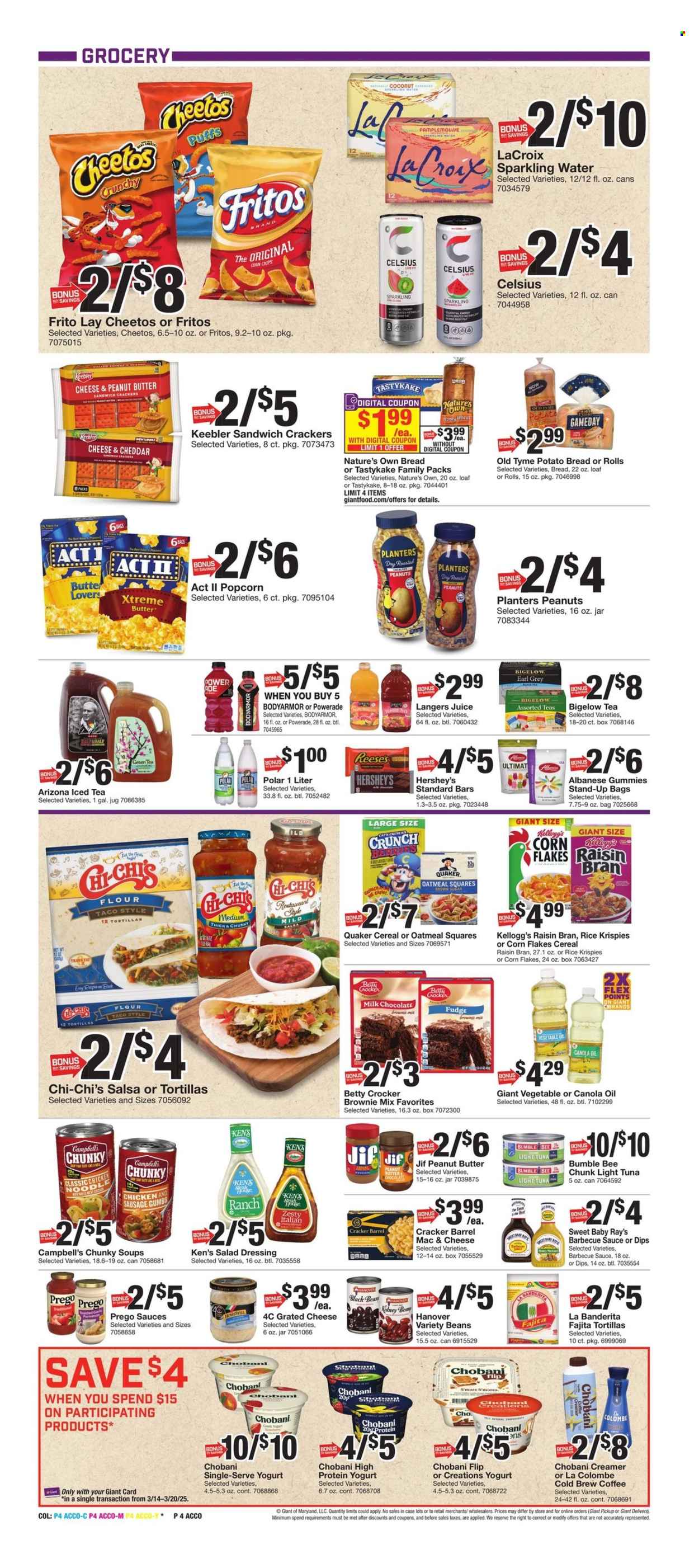 Giant Food ad - 03/14/2025 - 03/20/2025. Page 4