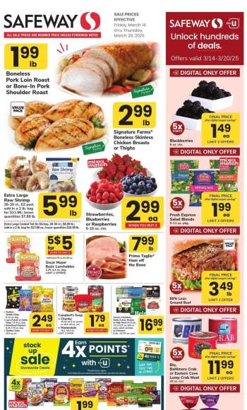 Safeway Flyer - 03/14/2025 - 03/20/2025.
