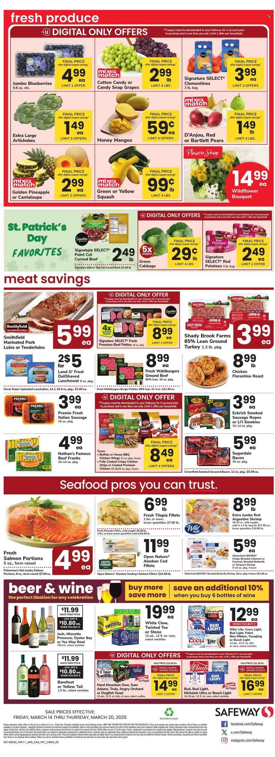 Safeway ad - 03/14/2025 - 03/20/2025. Page 4