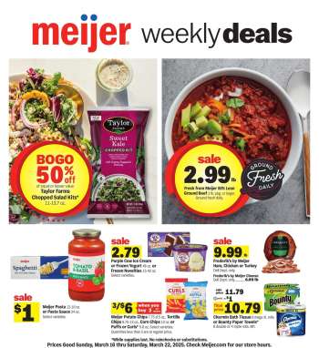 Meijer Flyer - 03/16/2025 - 03/22/2025.