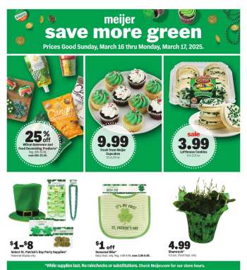 Meijer Flyer - 03/16/2025 - 03/17/2025.