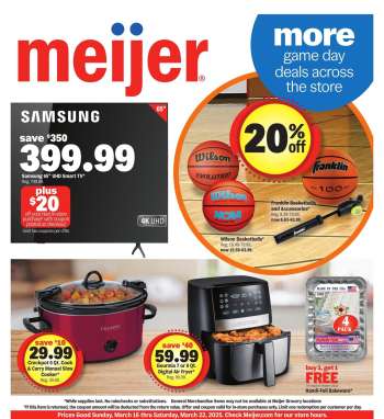 Meijer Flyer - 03/16/2025 - 03/22/2025.