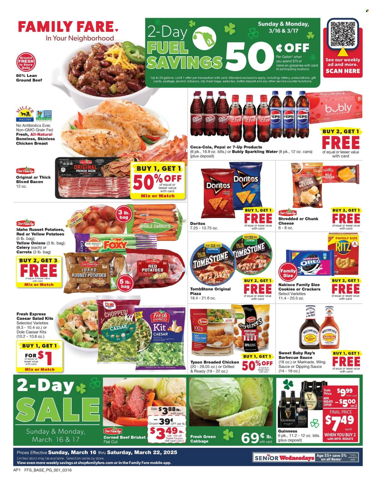 Family Fare ad - 03/16/2025 - 03/22/2025. Page 1
