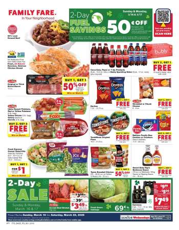 Family Fare Flyer - 03/16/2025 - 03/22/2025.