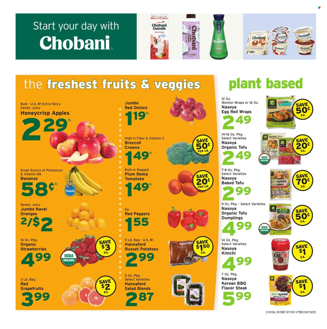 Hannaford ad - 03/16/2025 - 03/22/2025. Page 3