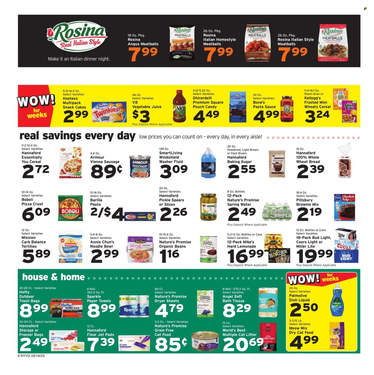 Hannaford ad - 03/16/2025 - 03/22/2025. Page 6
