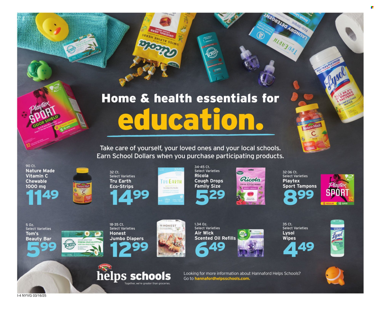 Hannaford ad - 03/16/2025 - 03/22/2025. Page 12